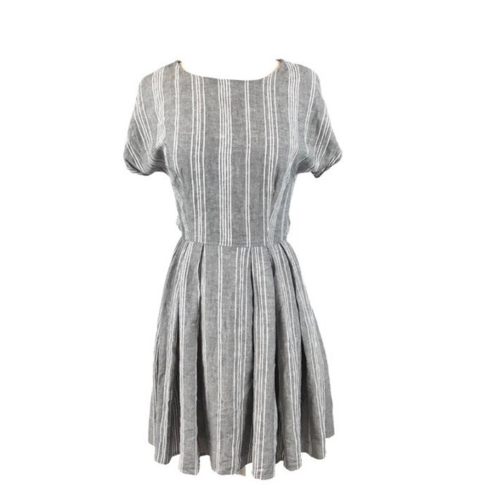 Halogen dress - linen blend